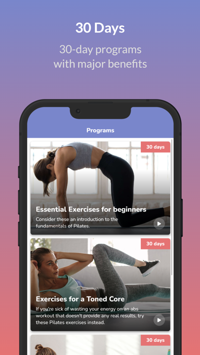 Pilates Exercises - All Levels Screenshot