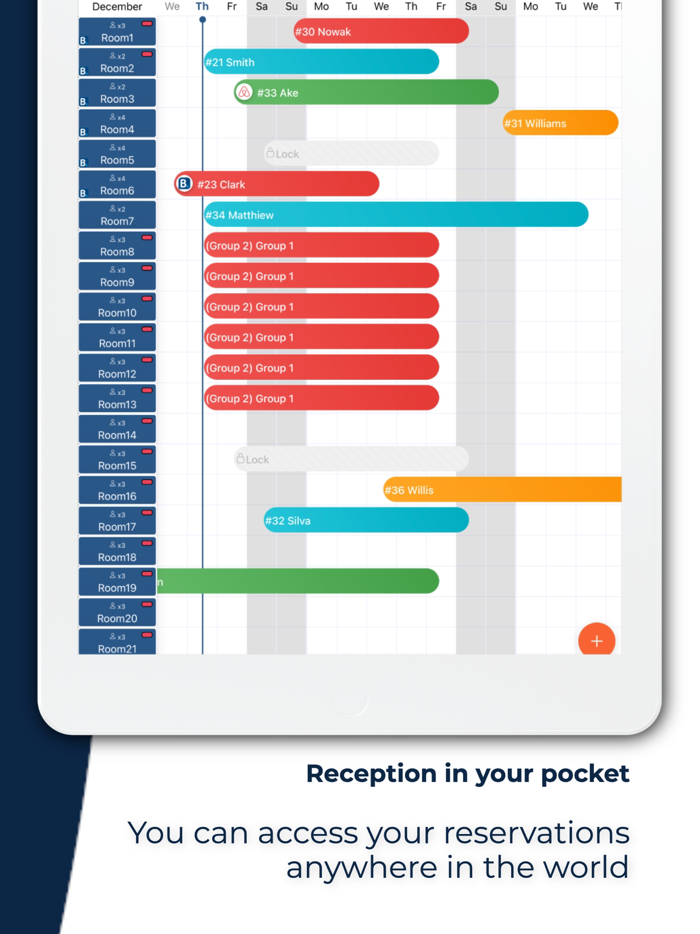 mobile-calendar booking system