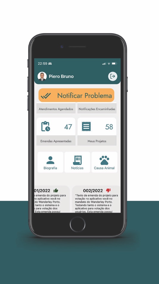 #3. Vc No Mandato (iOS) 由: Piero Bruno Bezerra Quites