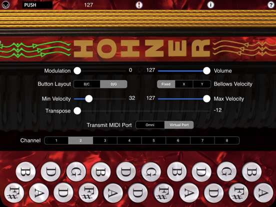 Screenshot #5 pour Hohner MIDI Melodeon