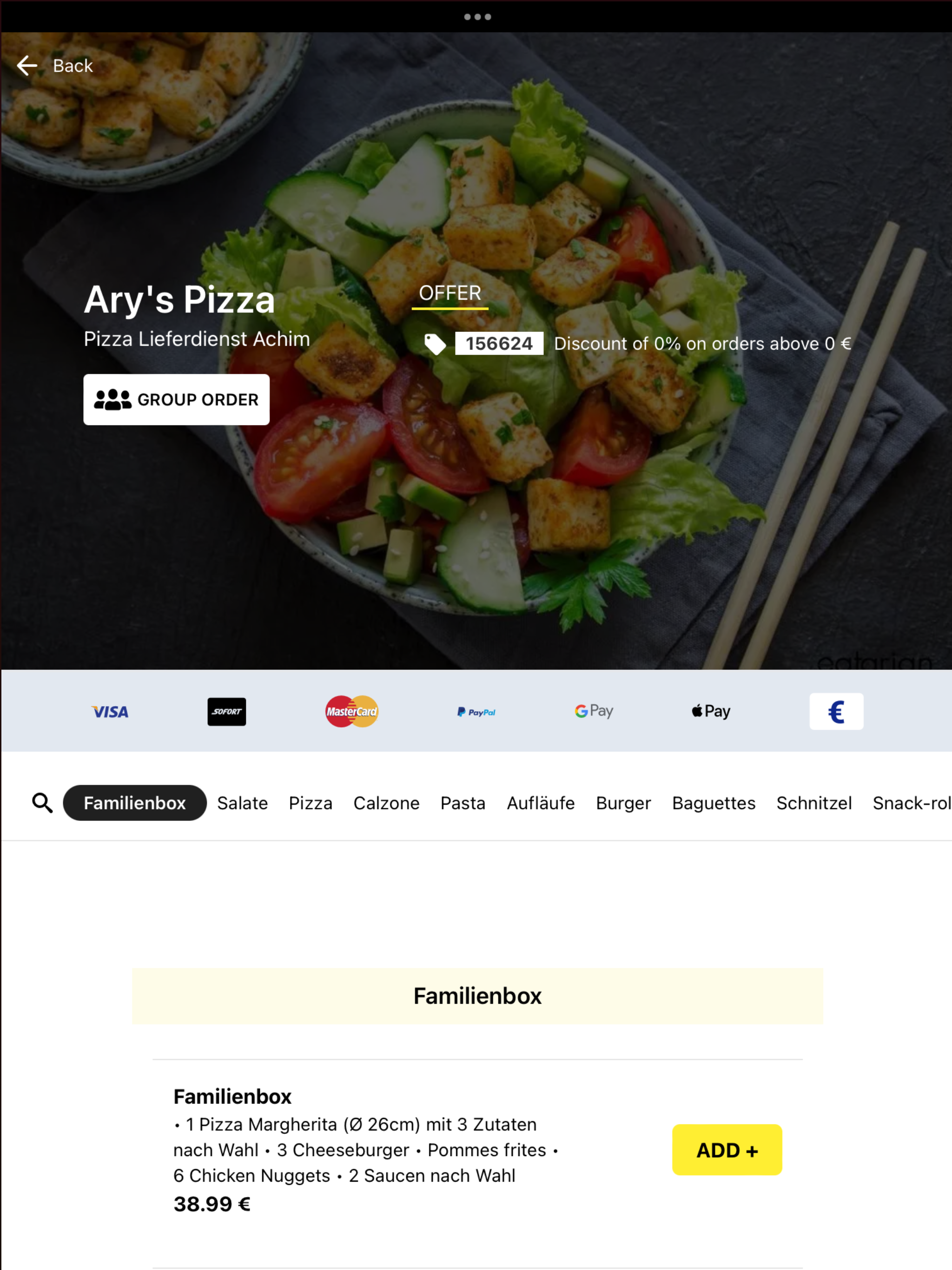 Ary's Pizza screenshot 9