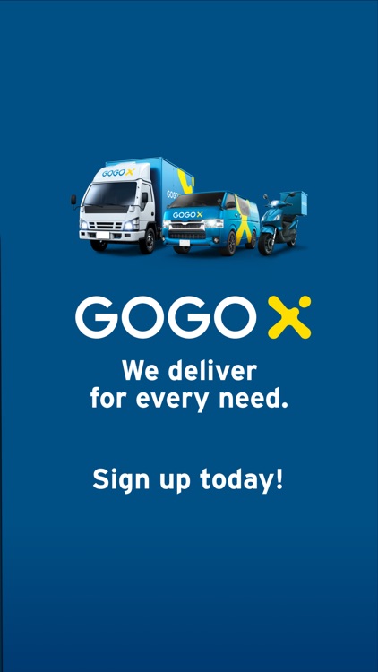 GoGoX(GoGoVan) - 24/7 Delivery screenshot-5