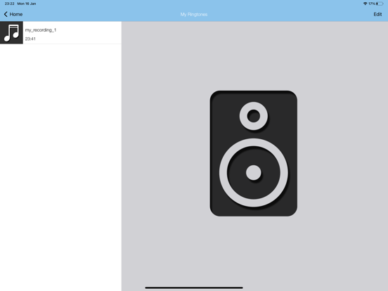 MP3 2 Ringtone iPad app afbeelding 4