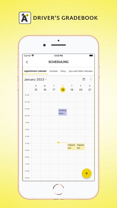 Drivers GradeBook Screenshot