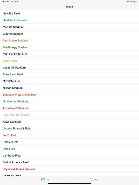 FanGo! iPad screenshot 1 - Sports app