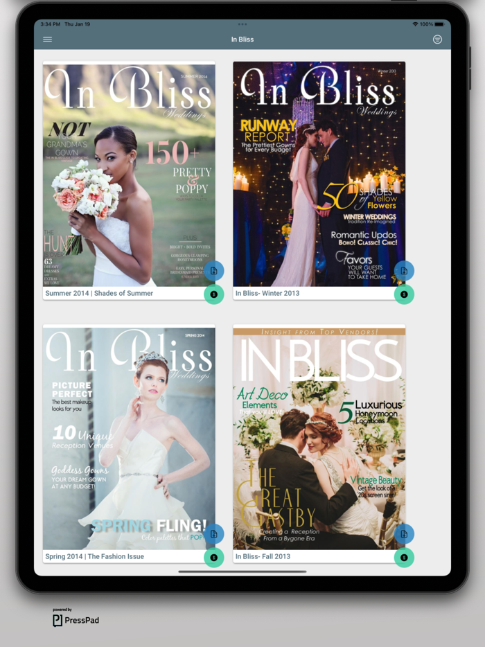 In Bliss - Bride magazine app