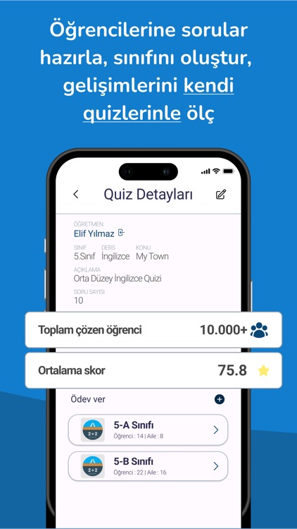 Sınıf - Quiz Oluştur