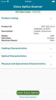 cisco optics scanner iphone screenshot 3