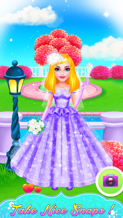 Princess at Wedding Hair Salon Screenshot