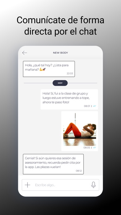 New Body App Screenshot