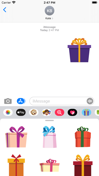 Screenshot #3 pour Boite cadeau Autocollant emoji