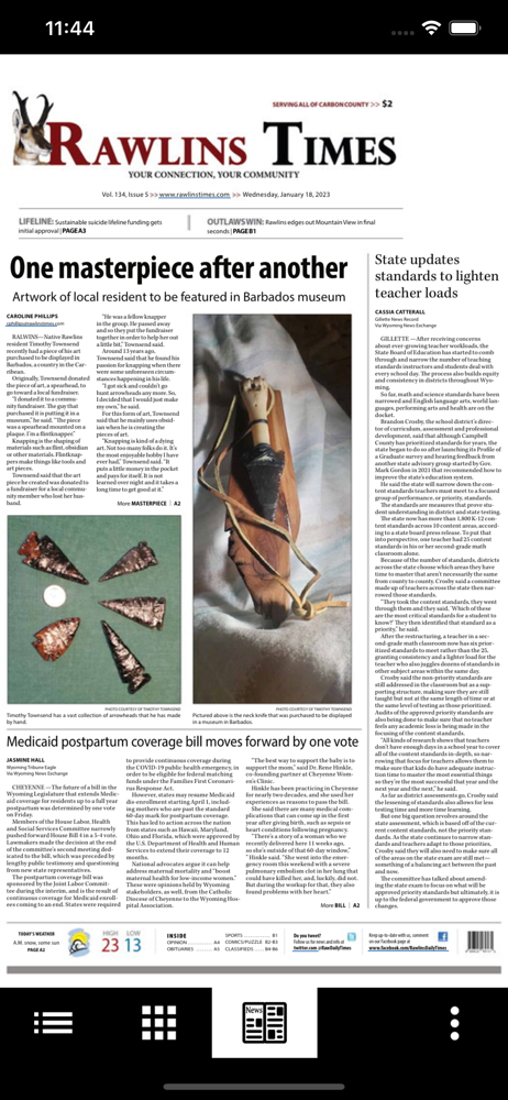 Rawlins Daily Times screenshot 1
