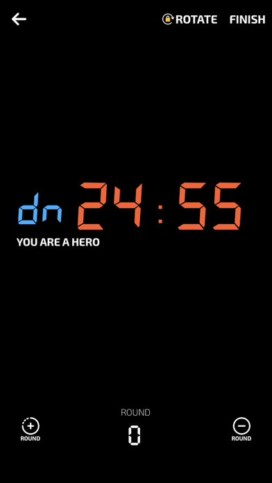 Hero Timer - Crossfit Timer Screenshot