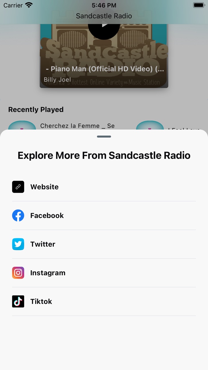 iPhone screenshot
