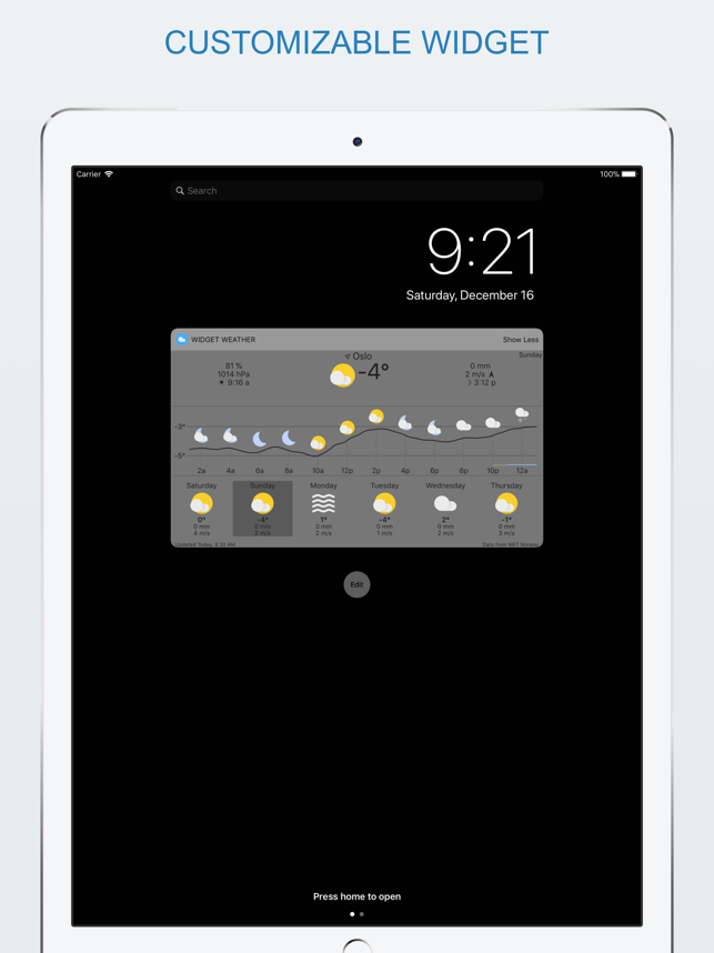 ‎widget weather Screenshot