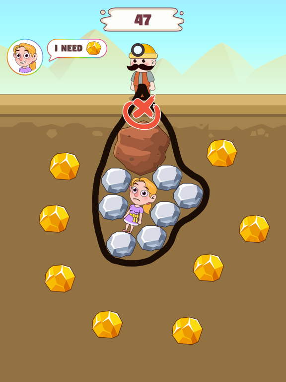 Pull The Gold iPad screenshot 1 - Games app