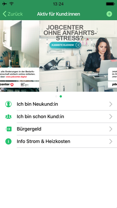 jobcenter ME-aktiv Screenshot