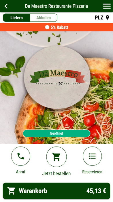 Da Maestro Restaurante Screenshot