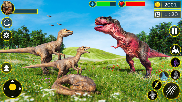 Wild Dinosaur Family Simulator
