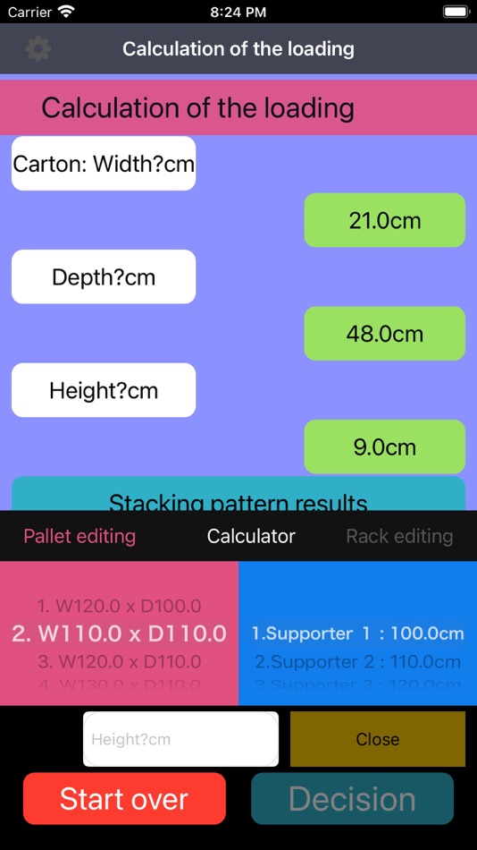 #5. Easy-PalletStackingCalculator (iOS) 由: Yuji Tanaka