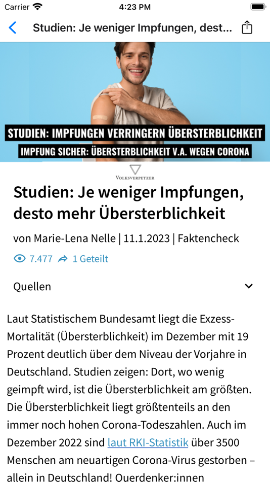 #2. Volksverpetzer (iOS) 由: Volksverpetzer VVP gUG (haftungsbeschrankt)