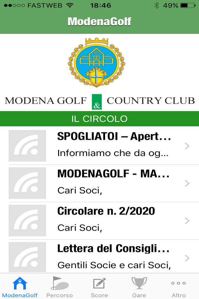 Modena Golf screenshot 2