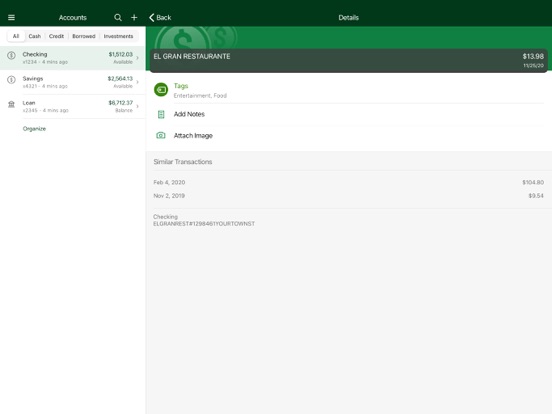 Peoples Bank Digital iPad screenshot 3 - Finance app