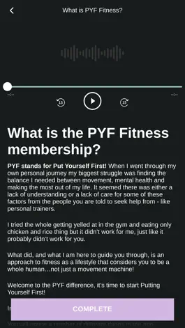 Game screenshot PYF Fitness hack