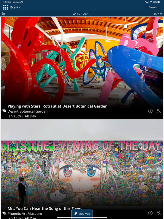 Visit Phoenix iPad screenshot 3 - Travel app