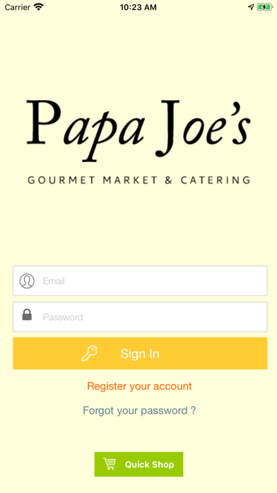Papa Joe's Gourmet Market Screenshot