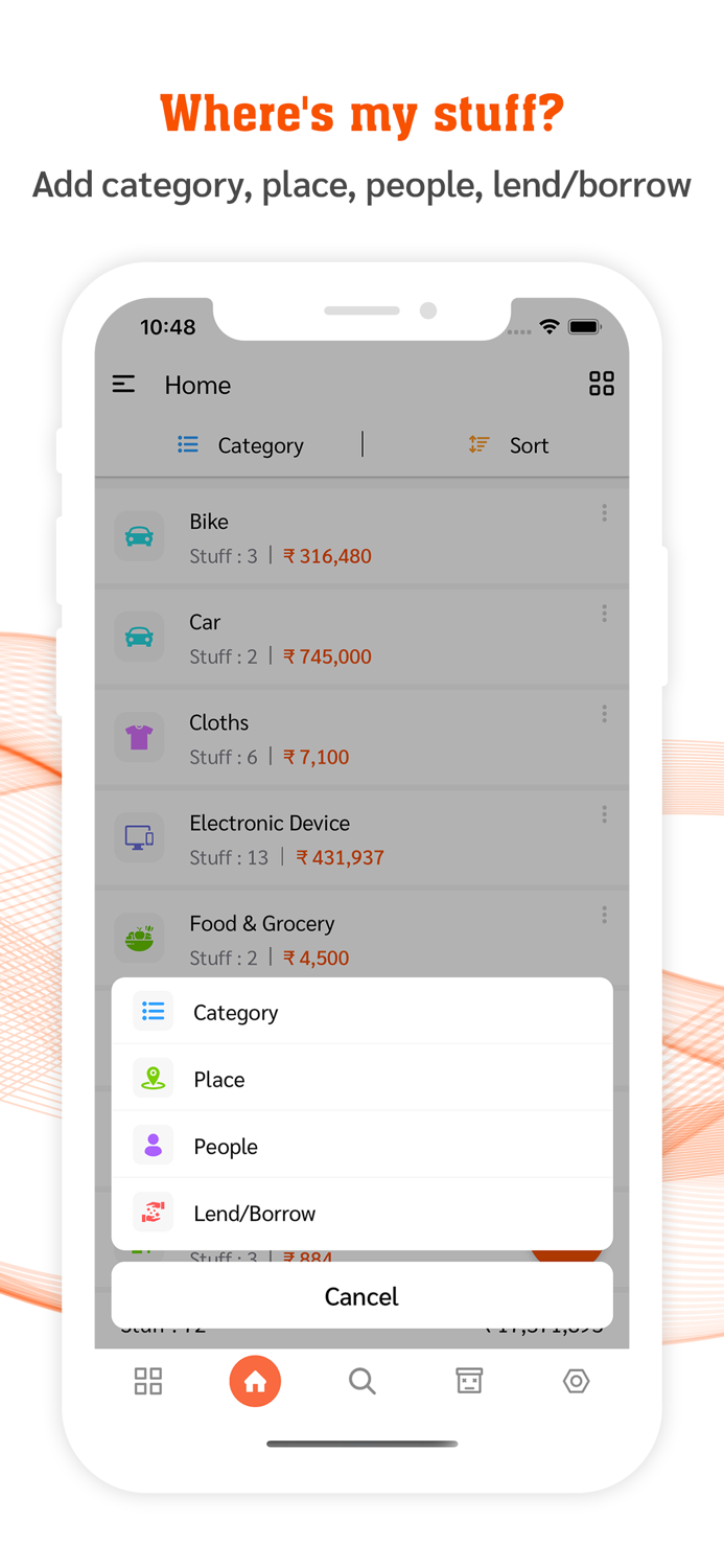 My Stuff Personal Organizer