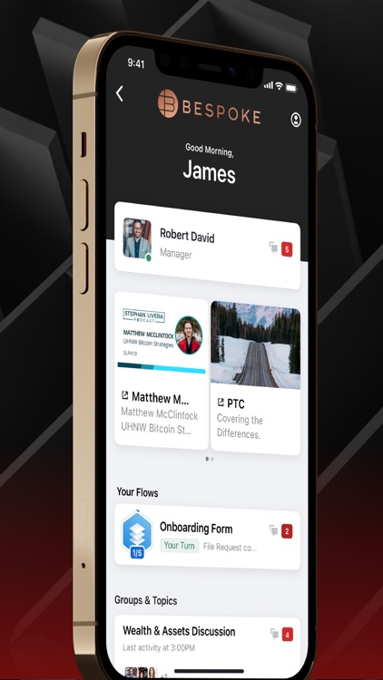 Bespoke Client Portal
