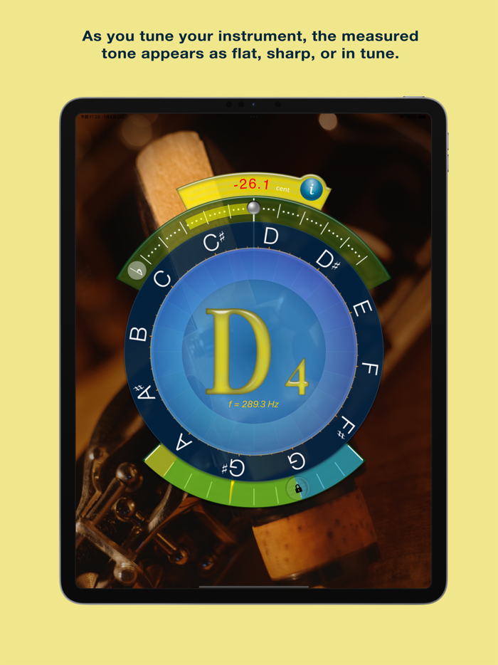 Concert Pitch Instrument Tuner