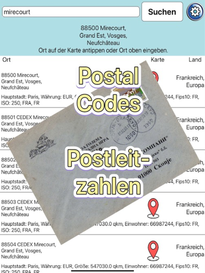 Postal Codes International
