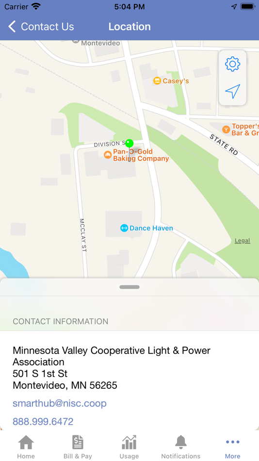 #5. MVCLP (iOS) 由: Minnesota Valley Cooperative Light and Power Association