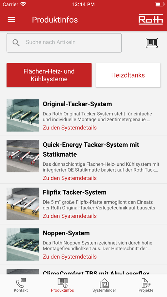 #1. Roth Information Assistant (iOS) 由: Roth Werke GmbH