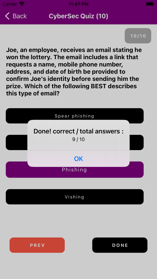 #6. CyberSec Quiz (iOS) 게시자: Dagmara Zawada