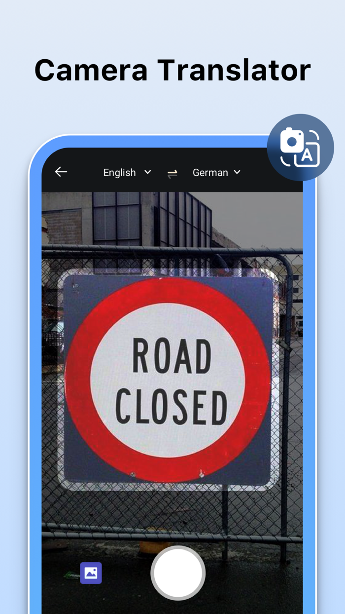 Fast Translate Camera and Type