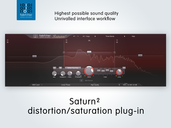 Screenshot #4 pour FabFilter Saturn 2