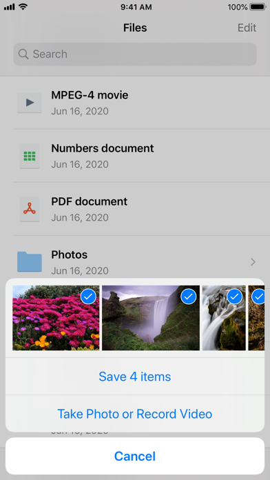 Archiver for iPhone Screenshot