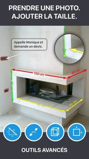 Capture d'écran de My Measures PRO + AR Measure sur iPhone 1