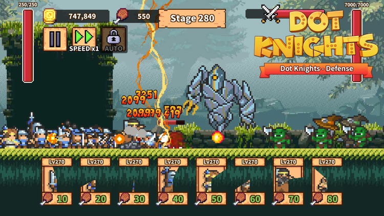 Dot Knights: Pixel Defense War screenshot-3