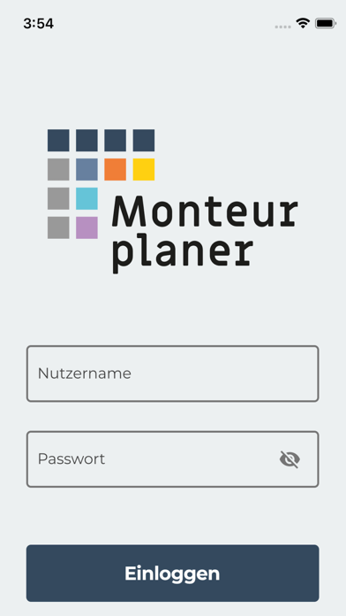 Monteurplaner Screenshot