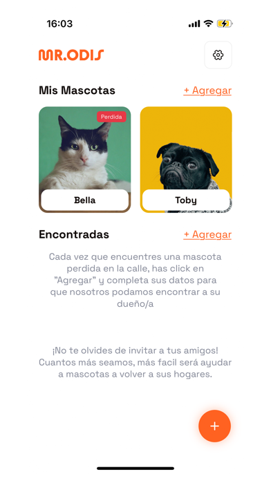 Mr Odis - The app for your pet Screenshot