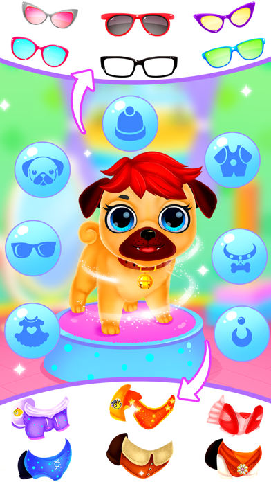 Puppy Pug at Animal Hair Salon Screenshot