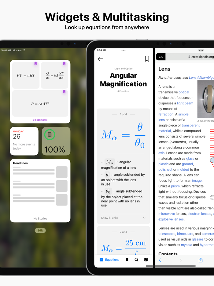 Photronium - Physics Equations