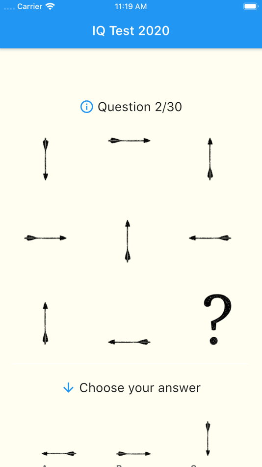 #2. IQ Test 2020 (iOS) 由: Ferran Espuna Prat