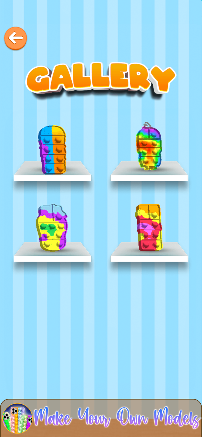 Pop It Phone Case 3D ASMR Toys