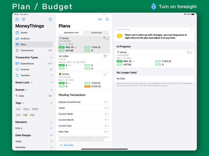 MoneyThings - Finance Tracker