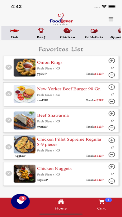 FoodLoverEg Screenshot